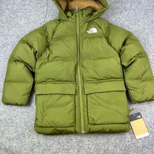 The North Face Green Puffer Jacket kids size medium